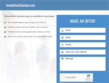 Tablet Screenshot of inmobiliariasanjuan.com